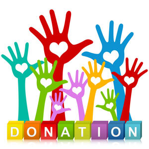 hands up image for donation